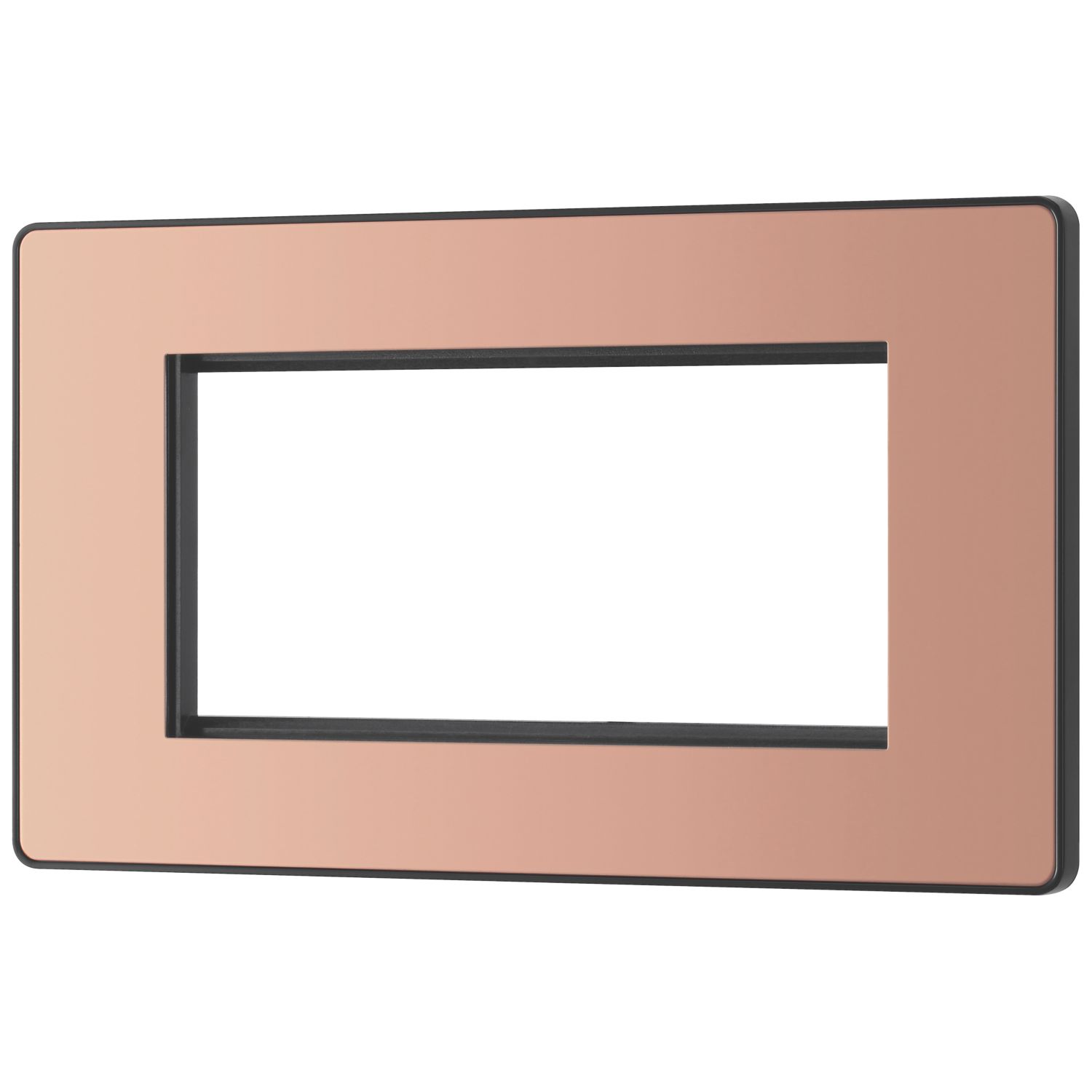 British General Evolve 4-Module Modular Faceplate Copper (915XF)