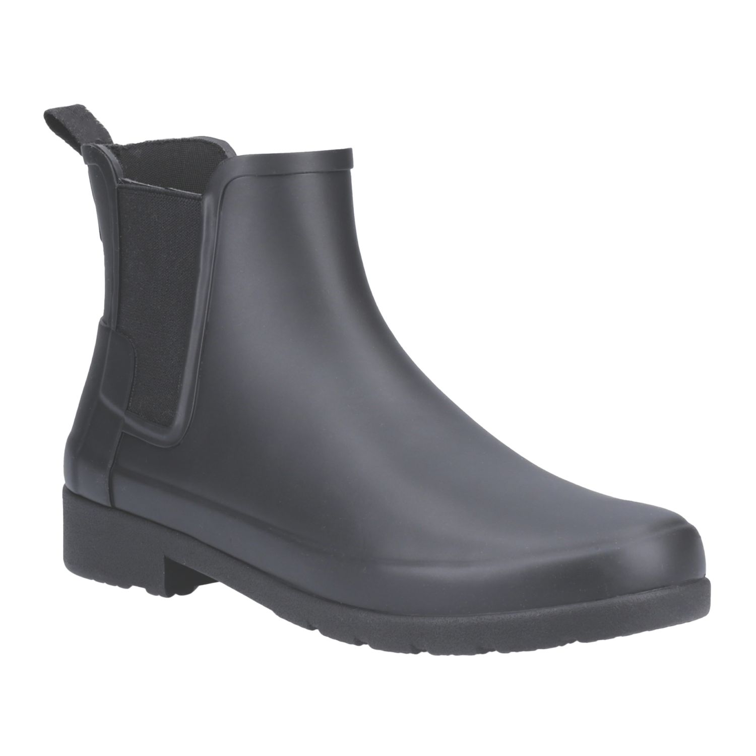 Hunter Original Refined Chelsea Size 5 Womens Black Waterproof Non Safety Dealer Boots (915XM)
