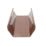 FloPlast RGS3B uPVC Square Gutter Brown 114mm x 3m