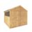Mercia Modular 7' 6" x 9' 6" (Nominal) Apex Shiplap T&G Timber Shed