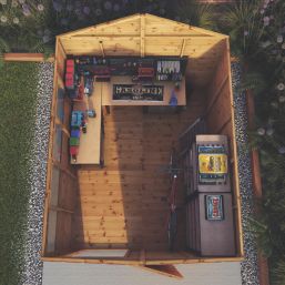 Mercia Modular 7' 6" x 9' 6" (Nominal) Apex Shiplap T&G Timber Shed