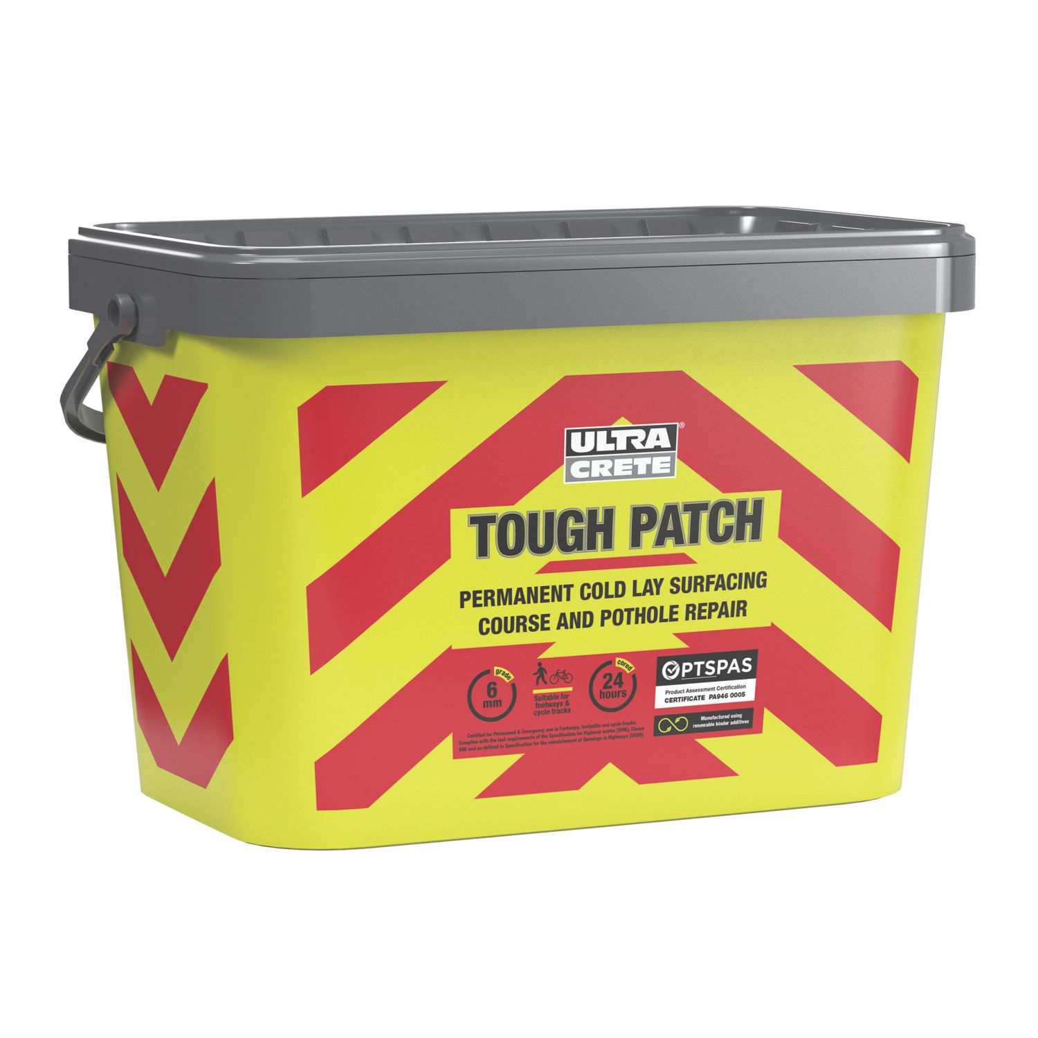 Ultra Crete Tough Patch Pothole Repair Dark Grey 25kg (915YT)