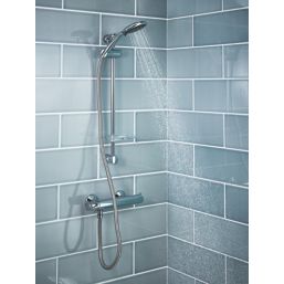 Triton Benito Rear-Fed Exposed Chrome Thermostatic Mixer Shower