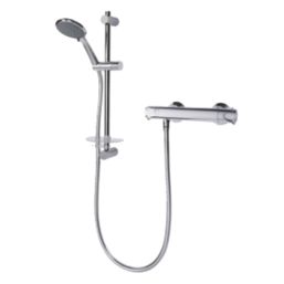 Triton Benito Rear-Fed Exposed Chrome Thermostatic Mixer Shower