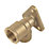 Flomasta  Brass End Feed Adapting 90° Wall Plate Elbow 15mm x 1/2"