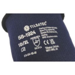Tilsatec  ESD Gloves Blue / Black Small 1 Pair