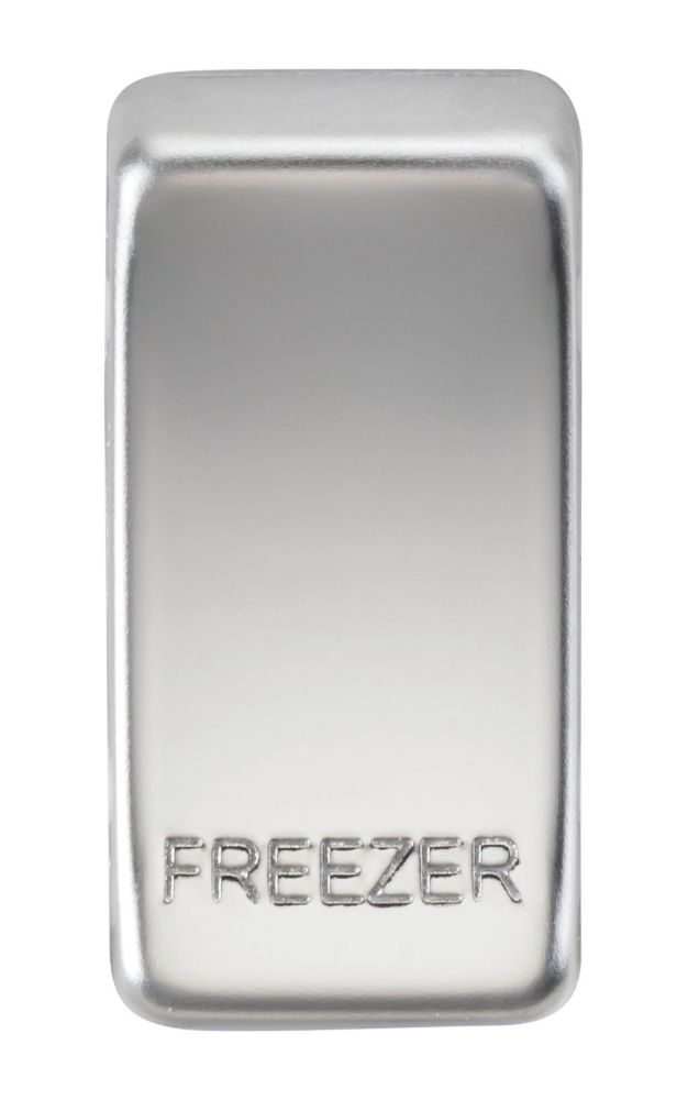 Knightsbridge 'FREEZER' Switch Cover Polished Chrome - Screwfix