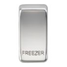 Knightsbridge 'FREEZER' Switch Cover Polished Chrome