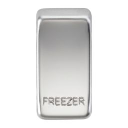 Knightsbridge 'FREEZER' Switch Cover Polished Chrome