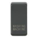 Knightsbridge 'WASHING MACHINE' Switch Cover Anthracite
