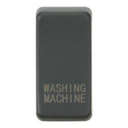 Knightsbridge 'WASHING MACHINE' Switch Cover Anthracite