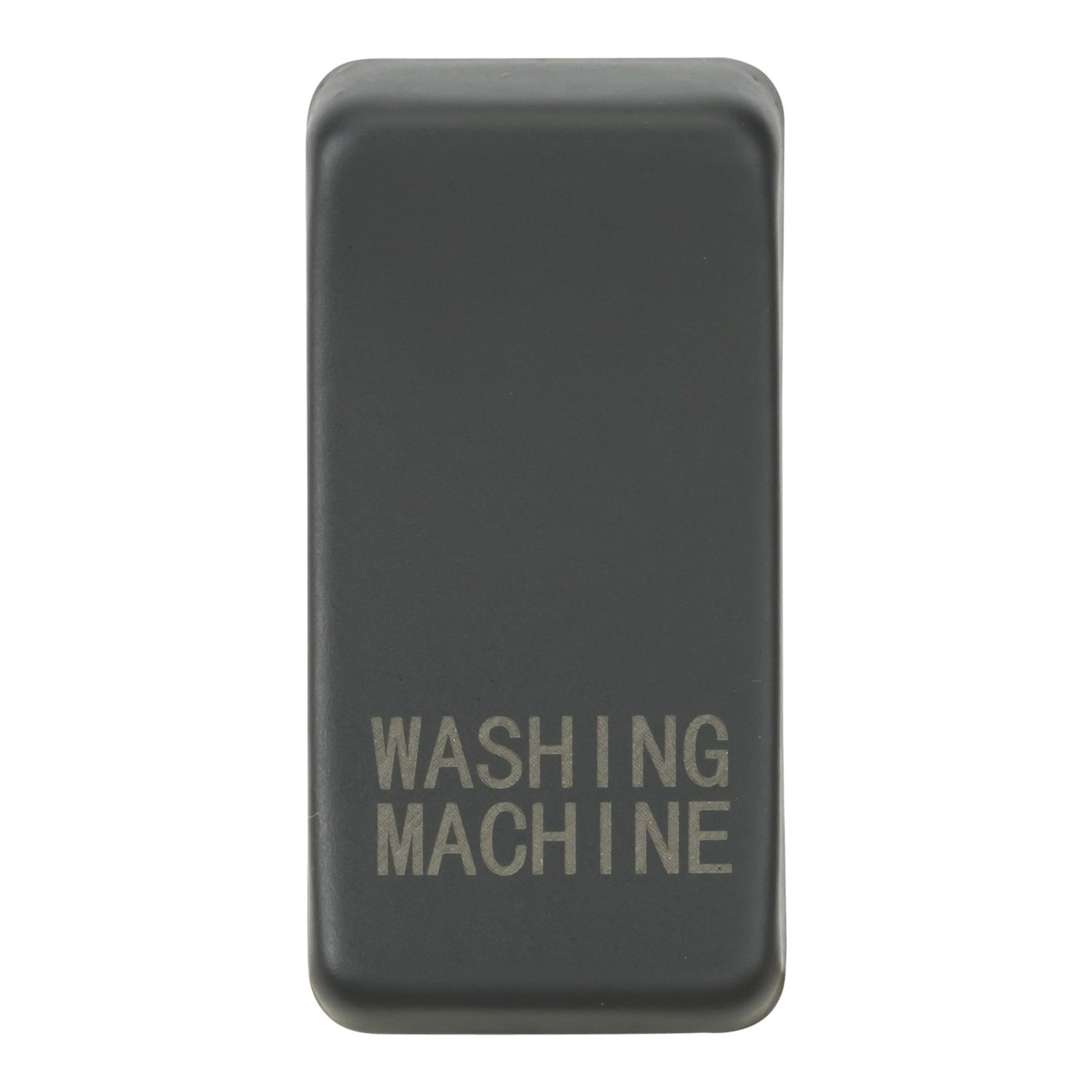 Knightsbridge 'WASHING MACHINE' Switch Cover Anthracite (916CT)