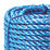 Twisted Rope Blue 6mm x 20m