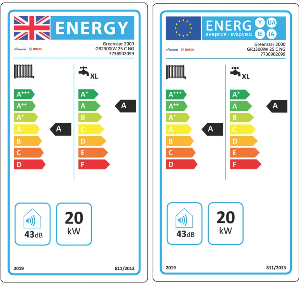 Worcester Bosch Greenstar 2000 Gas Combi Boiler - Screwfix