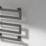 Reina 510mm x 500mm 324BTU Gunmetal Flat Electric Towel Radiator