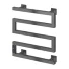 Reina 510mm x 500mm 324BTU Gunmetal Flat Electric Towel Radiator