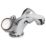 Refurb Bristan Club Chrome-Plated 110mm Cloakroom Cross Head Mono Basin Mixer Tap  With Pop-Up Waste