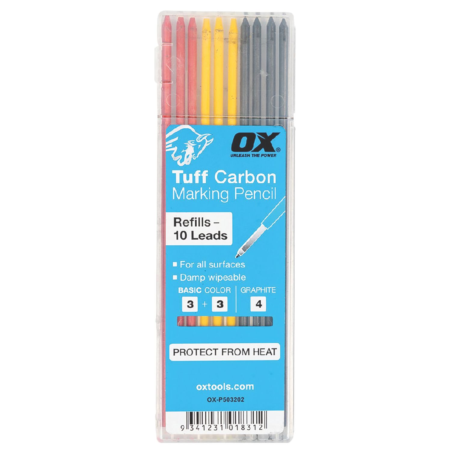 OX Mixed Colour & Graphite Lead Replacements 10 Pack (916PK)