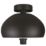 Eglo Mogano 2 Ceiling Light Black/Gold-Effect