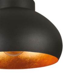Eglo Mogano 2 Ceiling Light Black/Gold-Effect