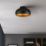 Eglo Mogano 2 Ceiling Light Black/Gold-Effect