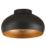 Eglo Mogano 2 Ceiling Light Black/Gold-Effect