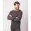 Workforce WFU2600 Long Sleeve Thermal T-Shirt Base Grey Small 32-34" Chest