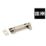 Smith & Locke Necked Door Bolt Satin Nickel 100mm