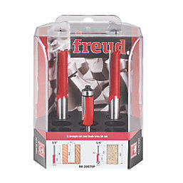 Freud  1/2" Shank Router Kitchen Fitter Set 3 Pieces