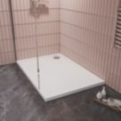 ETAL Pearlstone Matrix Rectangular Shower Tray White 1200mm x 800mm x 40mm