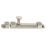 Smith & Locke Flat Door Bolt Satin Nickel 80mm