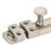 Smith & Locke Flat Door Bolt Satin Nickel 80mm