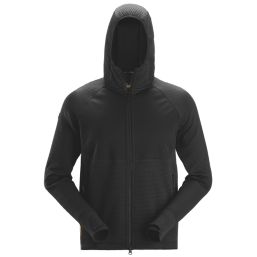 Snickers 8405 - FlexiWork Full-Zip Midlayer Hoodie Black Small 36" Chest