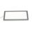 VEW Slim Rectangular LED Cabinet Lights Silver 6W 280lm 3 Pack