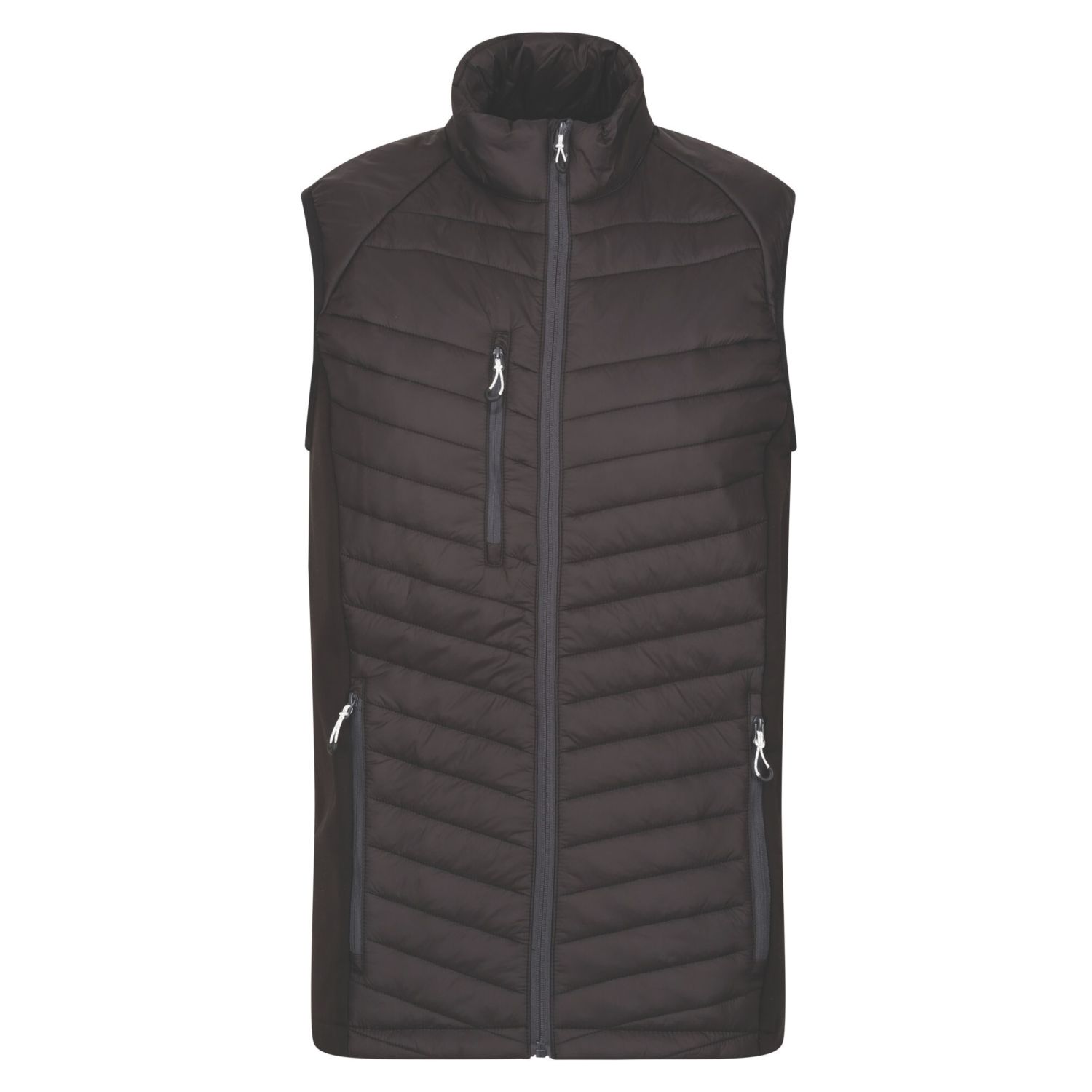 Regatta Navigate Hybrid Bodywarmer Black/Seal Grey X Large 43.5" Chest (916VF)