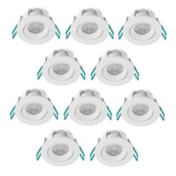 Sylvania SylSpot Neos Swivel & Tilt  LED Recessed Spotlight White 4.8W 430lm 10 Pack