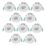 Sylvania SylSpot Neos Swivel & Tilt  LED Recessed Spotlight White 4.8W 430lm 10 Pack