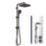 Grohe Vitalio Comfort 250 Flex Shower System with Diverter Matt Black