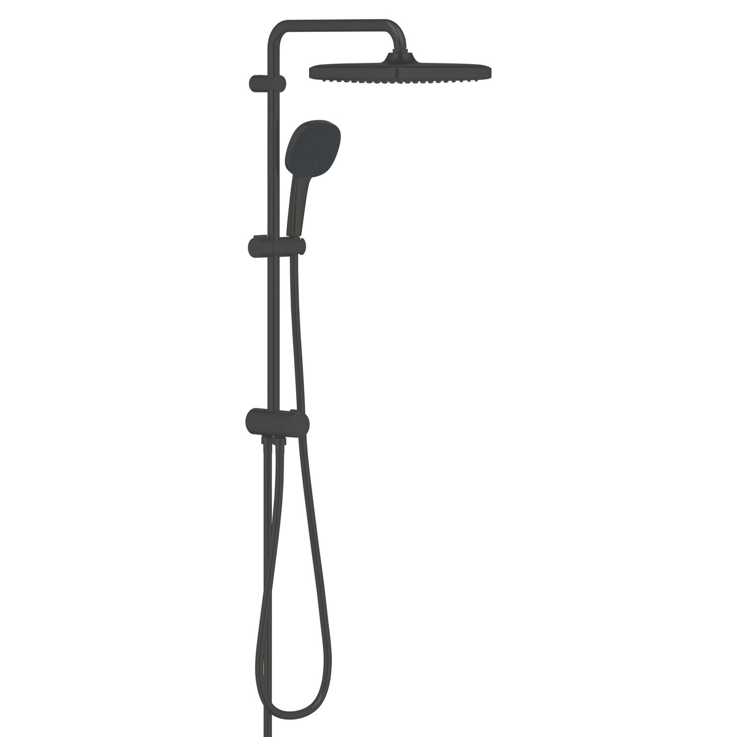 Grohe Vitalio Comfort 250 Flex Shower System with Diverter Matt Black (916YX)