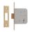 ERA  3 Lever Brass Mortice Deadlock 64mm Case - 44mm Backset