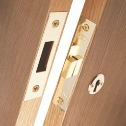 ERA  3 Lever Brass Mortice Deadlock 64mm Case - 44mm Backset