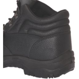 Site Slate Chukka Size 6  Black  Steel Toe Cap Safety Boots