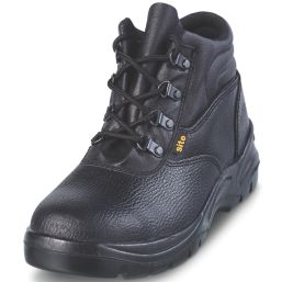 Site Slate Chukka Size 6  Black  Steel Toe Cap Safety Boots