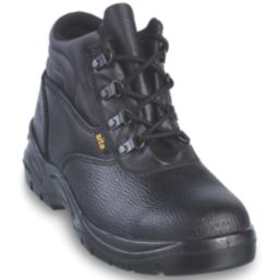 Site Slate    Safety Boots Black Size 6