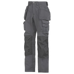 Snickers 3223 Floorlayer Trousers Grey / Black 41" W 32" L