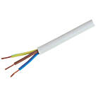 Time 3183Y White 3-Core 1mm² Flexible Cable 50m Drum