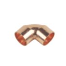 Flomasta  Copper End Feed Equal 90° Elbows 15mm 20 Pack