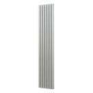 Radiant 1800mm x 345mm 4286BTU Matt Chrome Vertical Designer Radiator