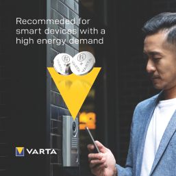 Varta CR2016 3V Coin Cell Lithium Batteries 5 Pack