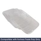 Fortress Trade 9" Roller Tray Inserts Transparent 3 Pack